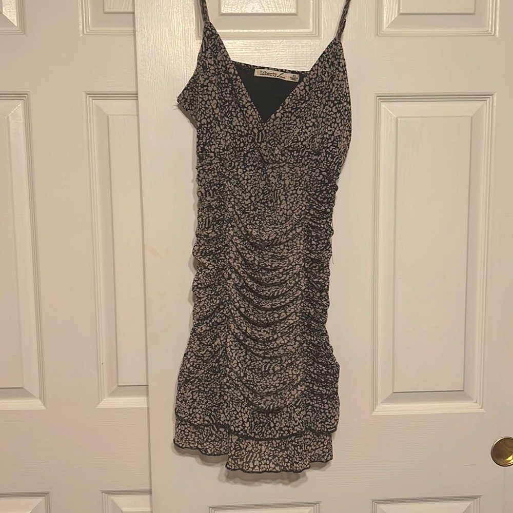 Cheetah print light weight dress